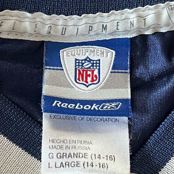 Reebok Brady New England Patriots football jersey size L 14-16 youth - Picture 3 of 11